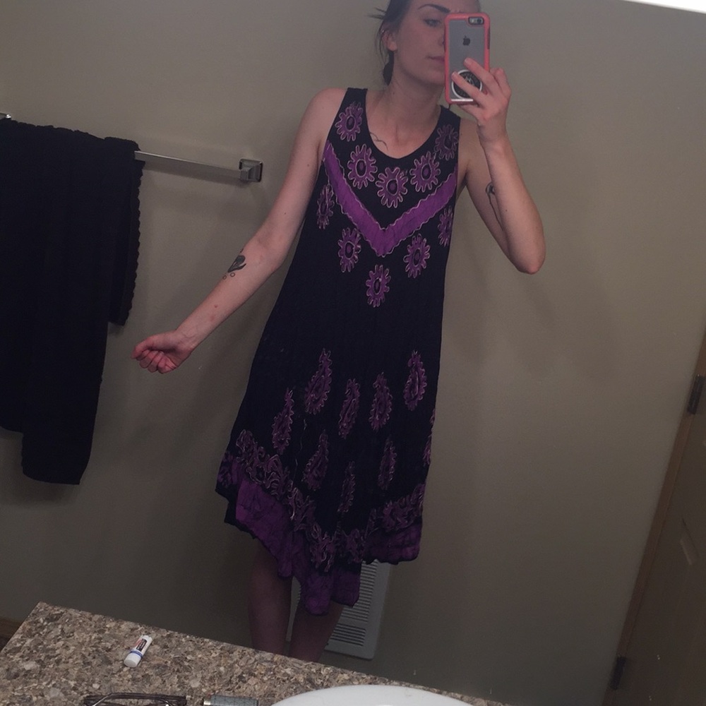 Purple dress